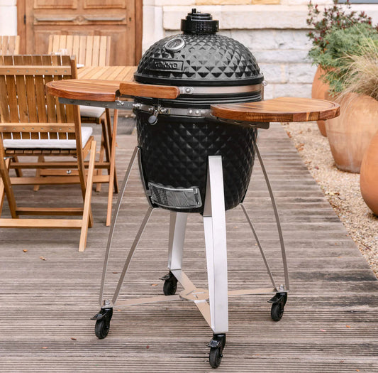 Kokko XL 22" Barbecue Kamado en Céramique Ø55 cm avec Chariot Inox – Nouvelle Édition